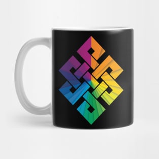 Endless Rainbow Knot Mug